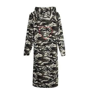 Liberté - Sue Long Hoodie Dress - Camo